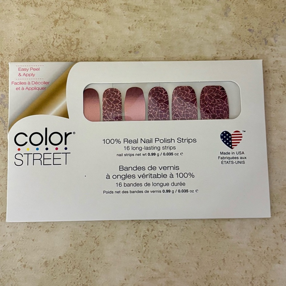 4/$30 Color Street Nail Polish Strips - Rule of Plum